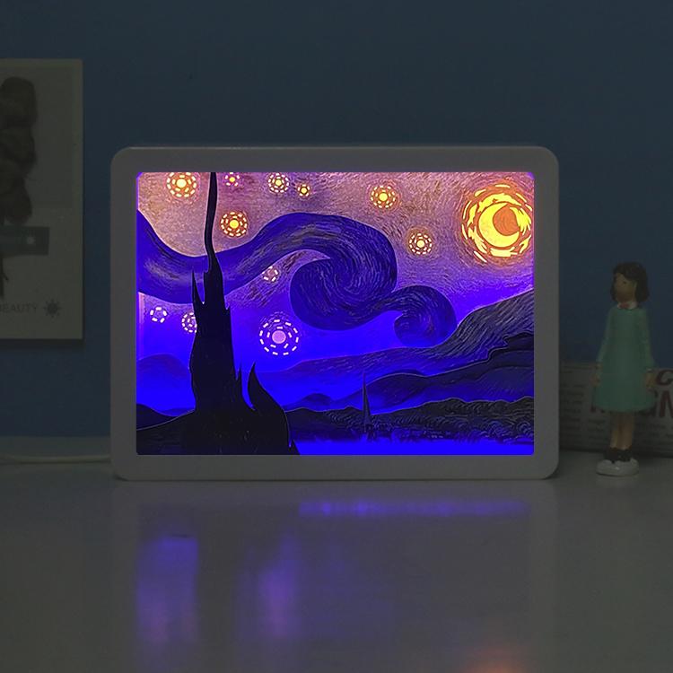 送你一片璀璨绝美的梵高星空