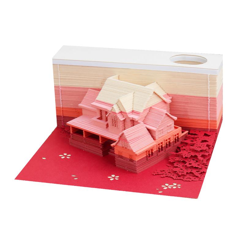 建筑系列-粉色阁楼