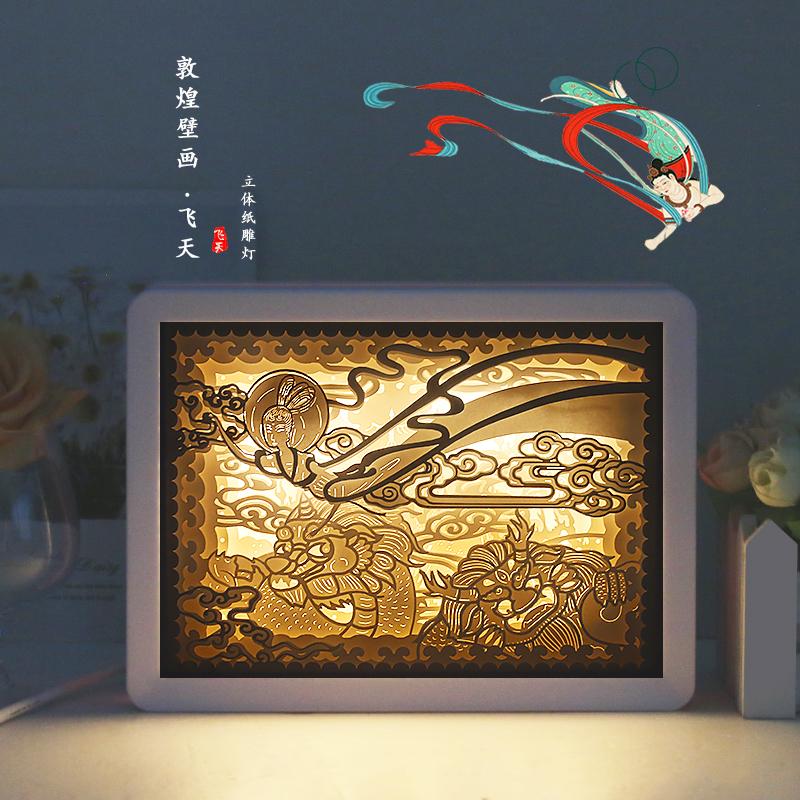 敦煌系列-壁画·飞天