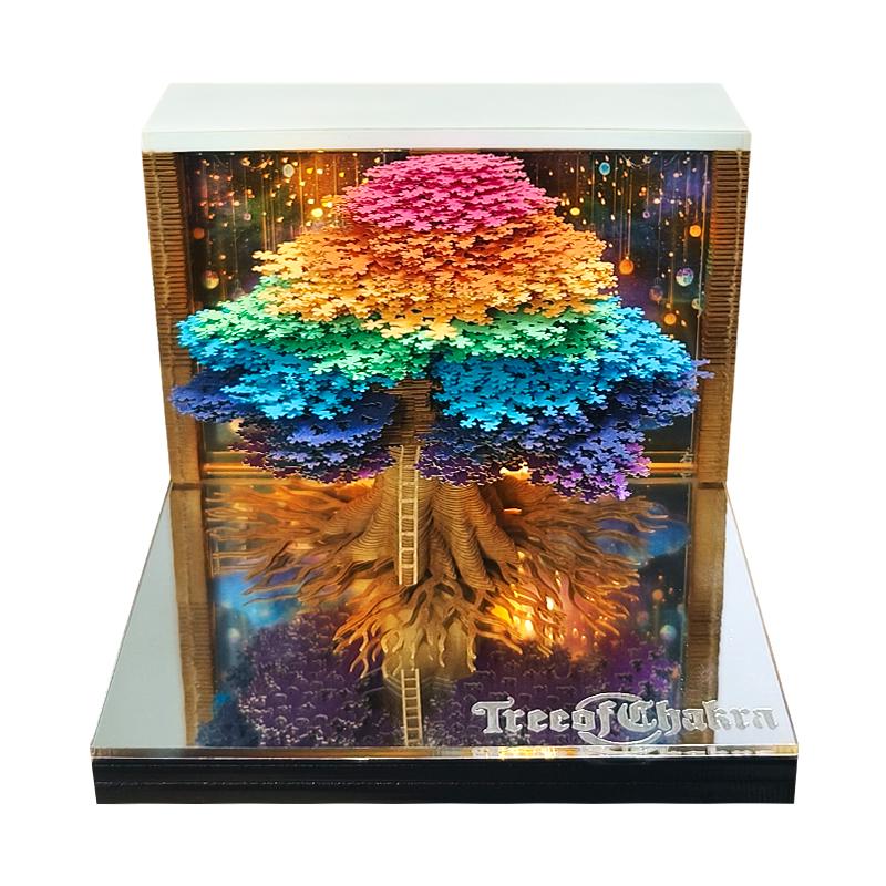 3D光影纸雕便签本 生命之树