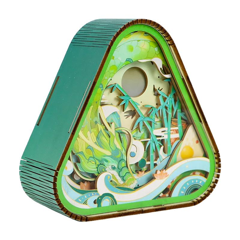 端午好礼 粽意礼木雕灯