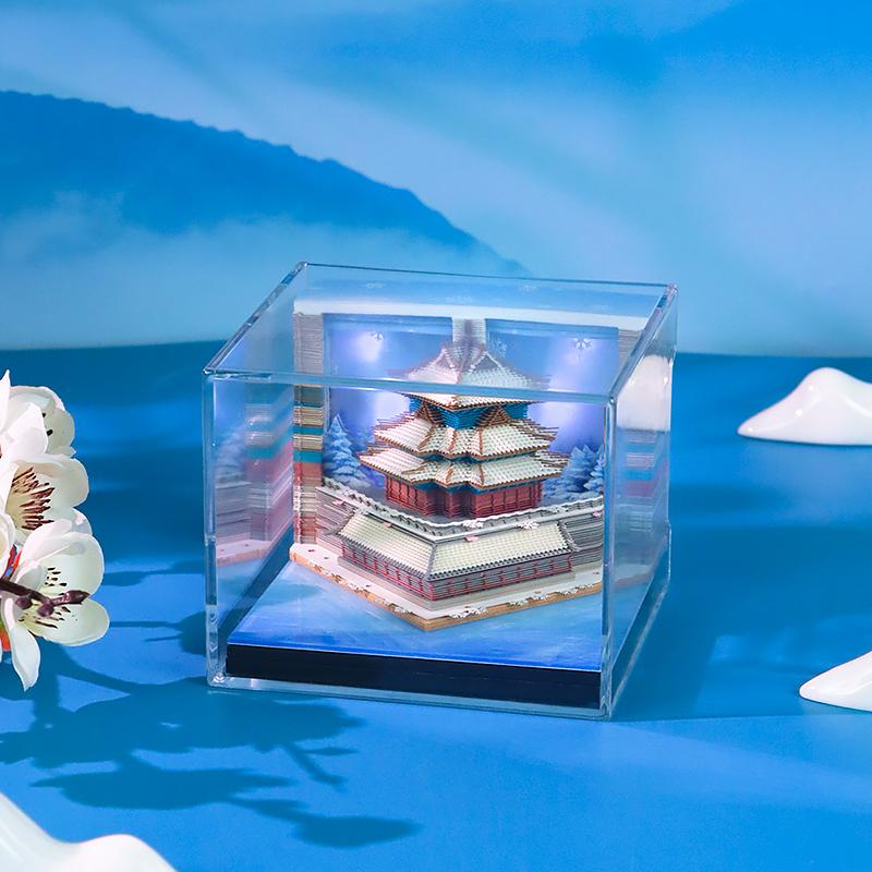 角楼印象3D纸雕日历便签本